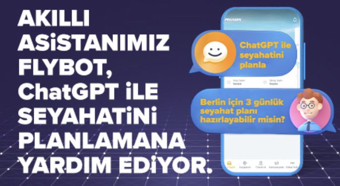 Pegasus ‘Yapay Zeka’ ile seyahat planlamalı bilet satacak