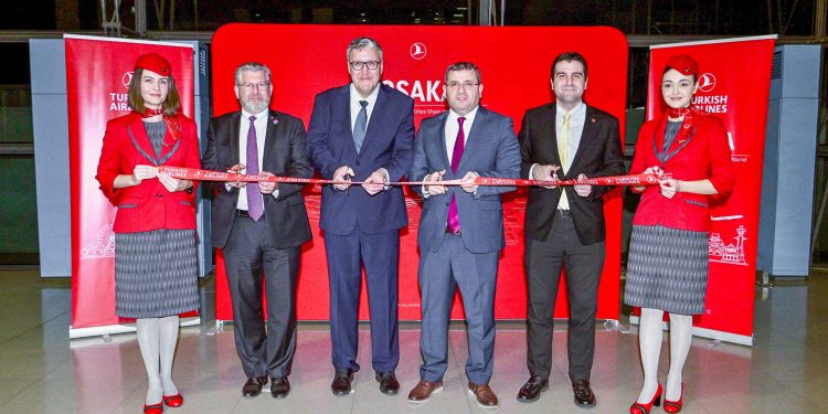 THY Osaka uçuşlarına başladı