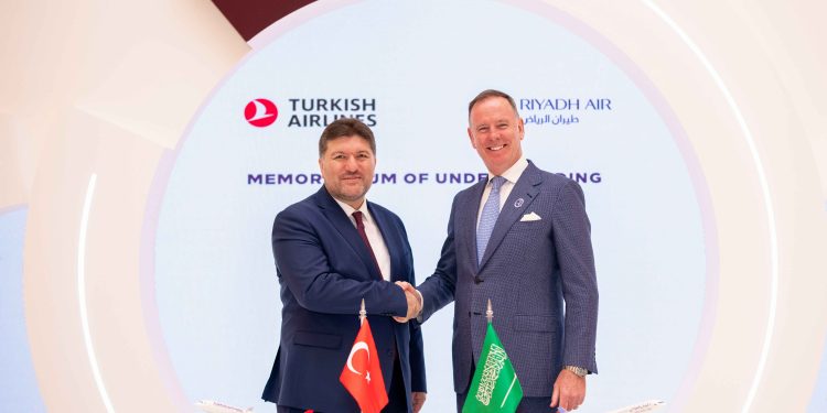 THY Riyad Air ile işbirliğine gidiyor