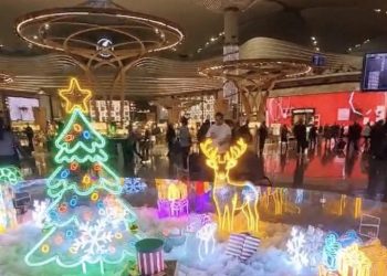 İstanbul Havalimanı’nda yeni yıl coşkusu