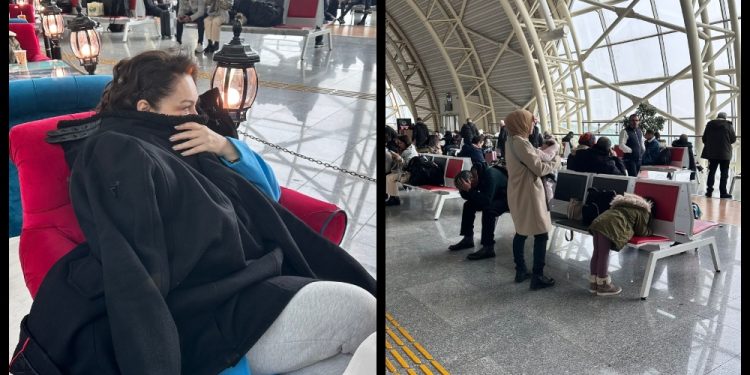 Diyarbakır Havalimanı dondurdu