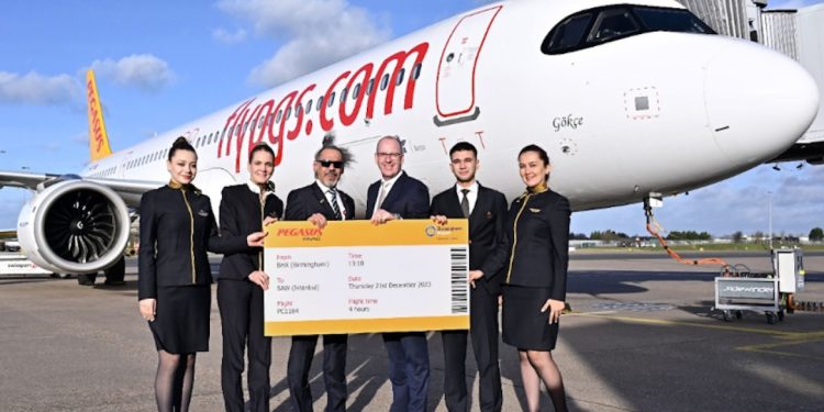 Pegasus Birmingham’a merhaba dedi