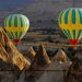 615 bin turist Kapadokya’yı balonla havadan izledi