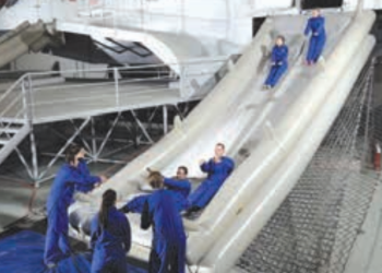 THY Denpasar uçağında slide patladı