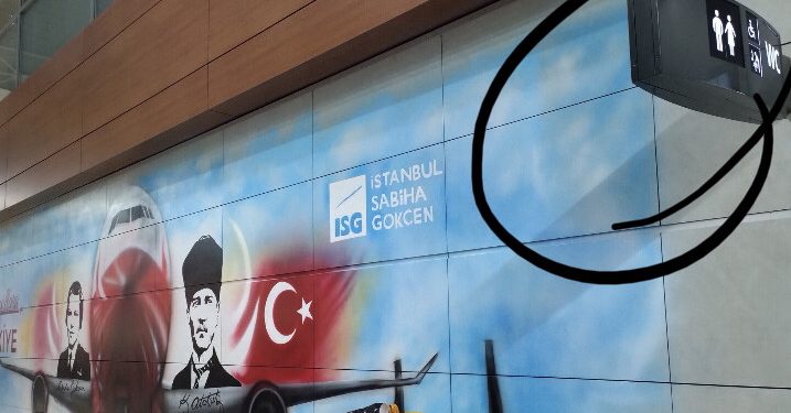 ‘Lütfen bu resmi WC’nin yanından başka bir ortama taşıyınız’