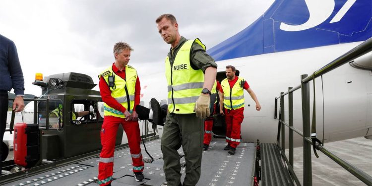 SAS uçaklardan birini uçan hastaneye dönüştürdü