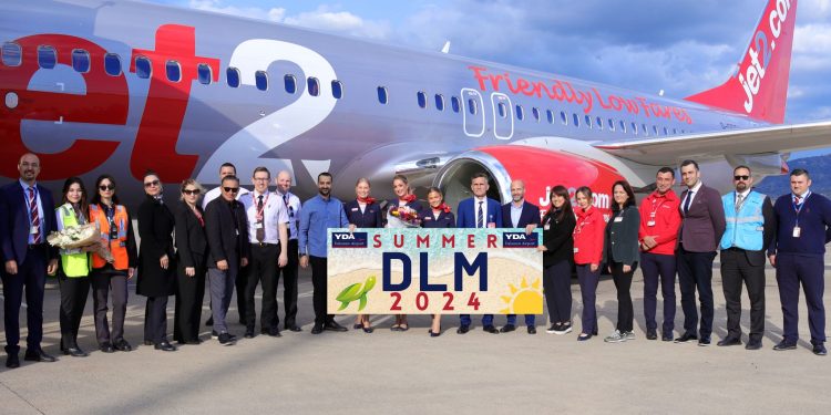 Jet2 Dalaman Havalimanı’na sezonun ilk uçuşunu yaptı