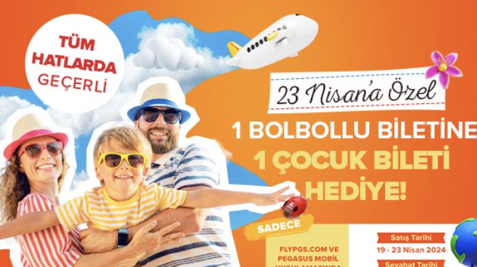Pegasus çocukları ücretsiz uçuracak