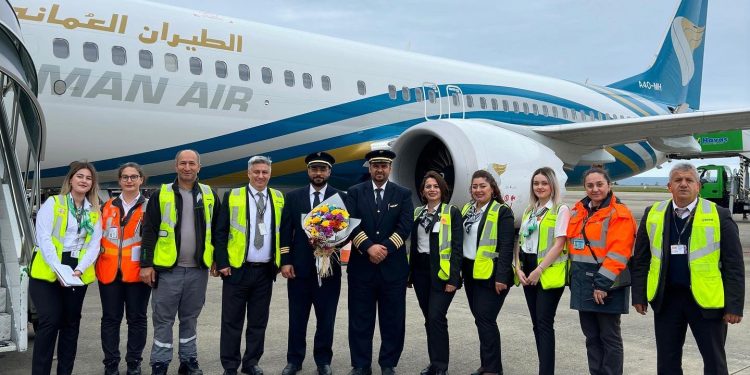 Oman Air Maskat-Trabzon uçuşlarına başladı