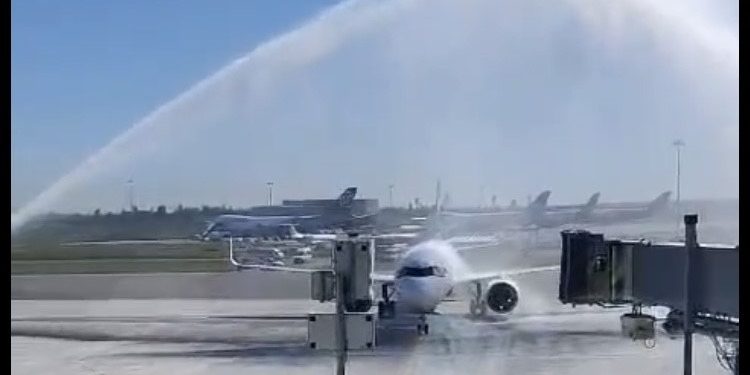 TAV’ın Almatı Terminali’ne ilk uçak Londra’dan geldi