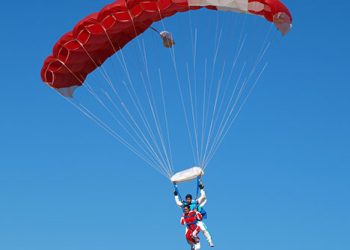 Paraşütle izinsiz atlayanlara 500 bin lira ceza!