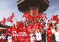 THY’den Türk Bayrağı temalı özel proje