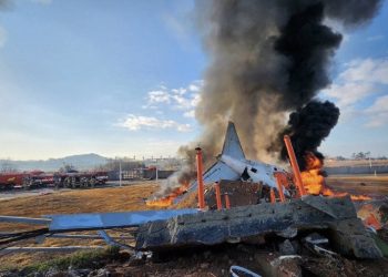 Güney Kore’de uçak düştü!