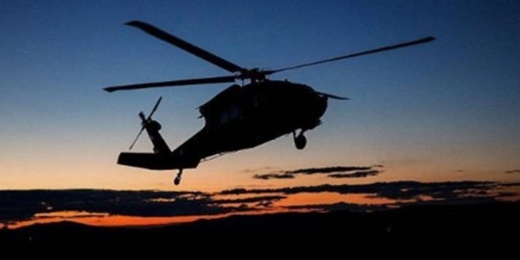 Isparta’da askeri helikopter düştü