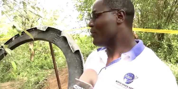 Uzaya fırlatılan roketin parçası Kenya’ya düştü