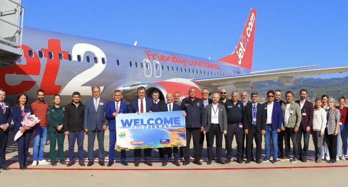 Jet2 Dalaman Havalimanı’na “merhaba” dedi