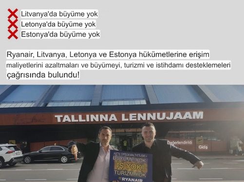 Ryanair’den Baltık Ülkelerine “İndirim” Şantajı
