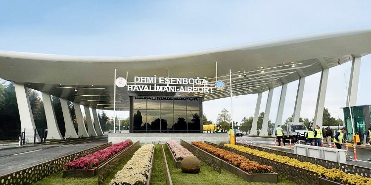 Esenboğa Havalimanı Yeni Giriş Nizamiyesi Açıldı