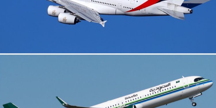 Emirates ve Saudia Uçakları Füzelerden Zarar Görmüş