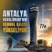 Antalya Havalimanı’nda Zirveye 31 Metre Kaldı